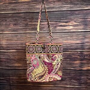 Vera Bradley Pink and Purple Floral Tote